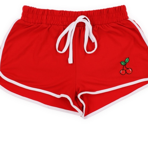 Pants - Cherry dolphin shorts!